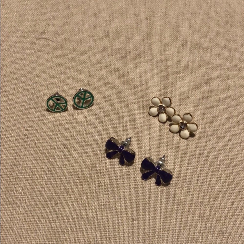 Stella & Dot tween stud pack earrings